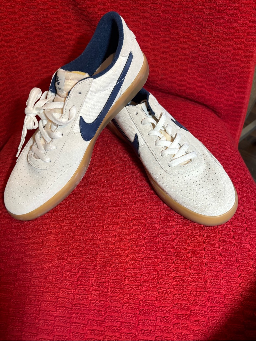 Nike Men’s Low-Top Sneakers - White, Navy & Gum